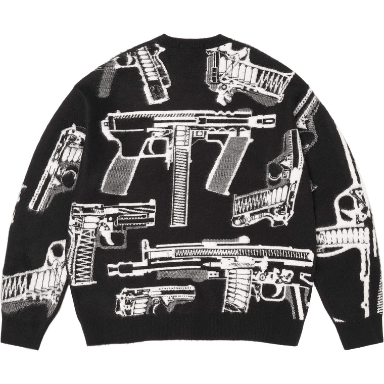 SUPREME GUNS SWEATER-BLACK