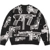 SUPREME GUNS SWEATER-BLACK