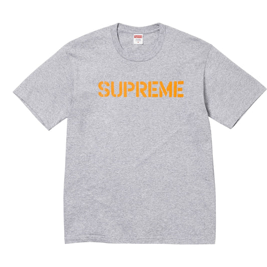 SUPREME HARD TEE-HEATHER GREY