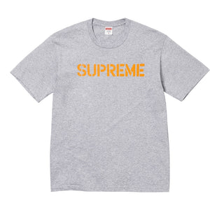SUPREME HARD TEE-HEATHER GREY