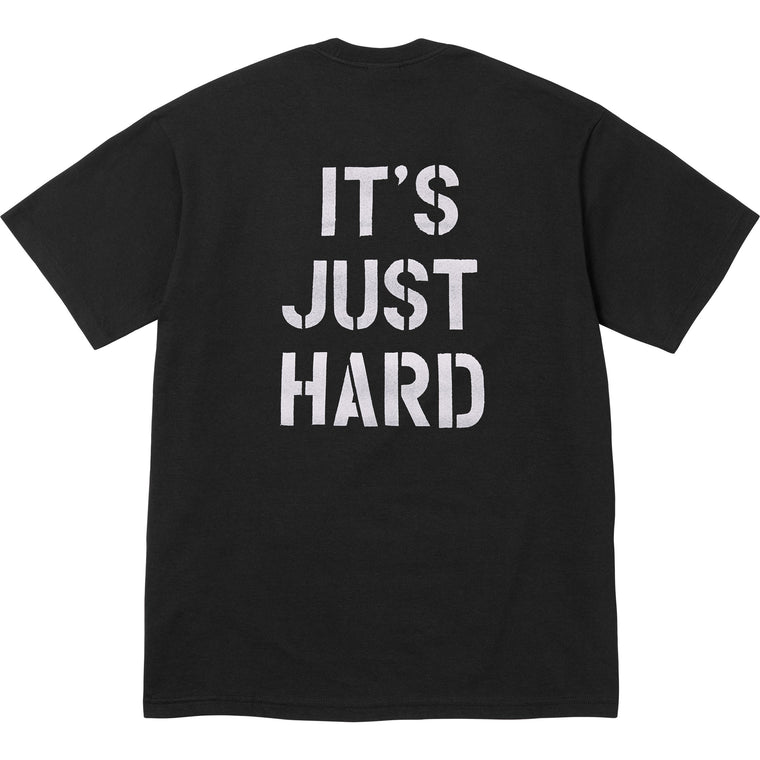 SUPREME HARD TEE-BLACK