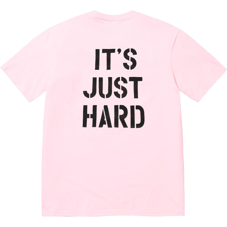 SUPREME HARD TEE-LIGHT PINK