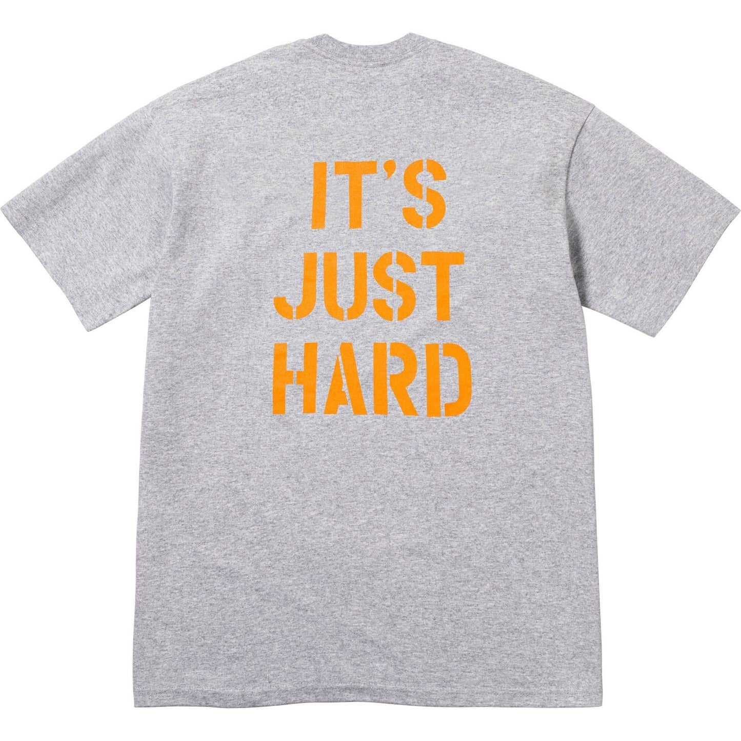SUPREME HARD TEE-HEATHER GREY