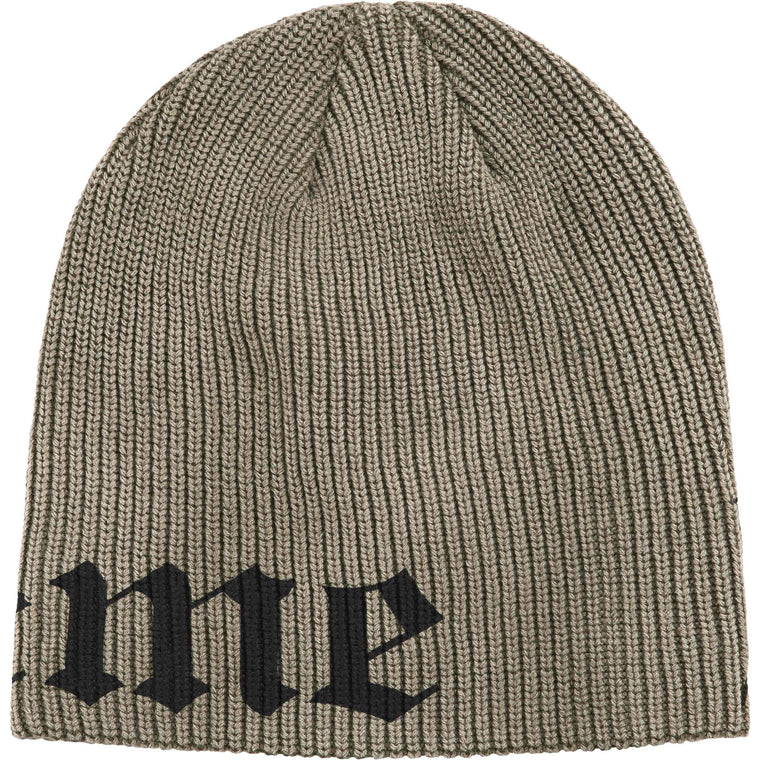 SUPREME OLD ENGLISH PRINTED BEANIE-OLIVE