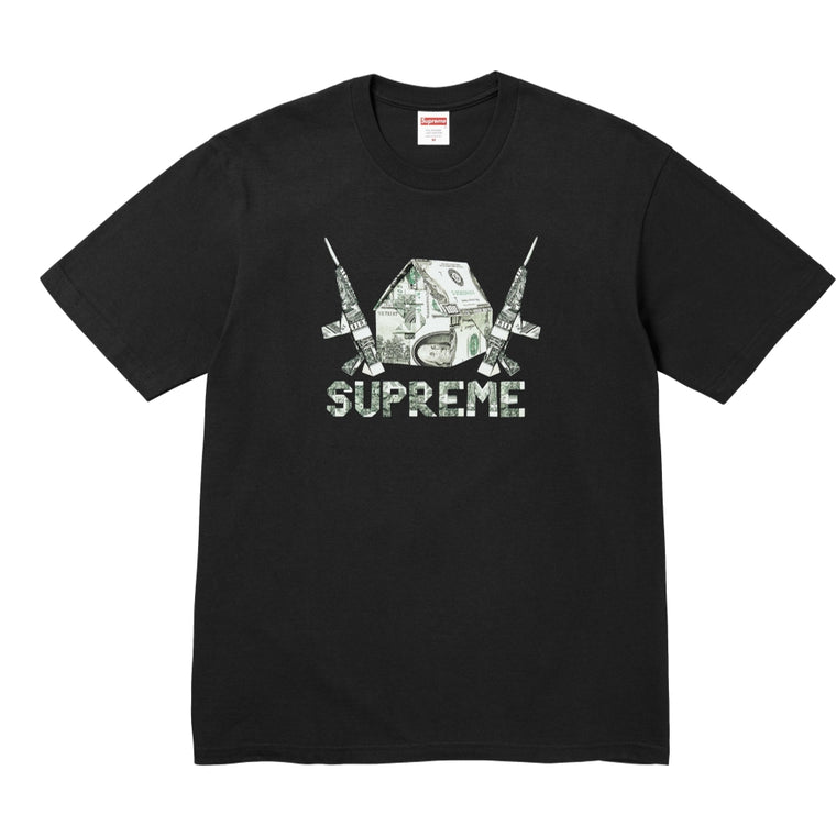 SUPREME ORIGAMI TEE-BLACK
