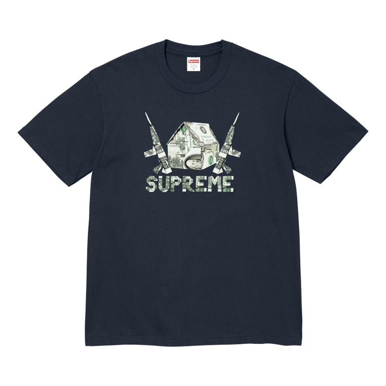 SUPREME ORIGAMI TEE-NAVY