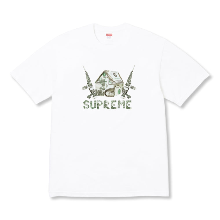 SUPREME ORIGAMI TEE-WHITE