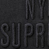 SUPREME OVERDYED RAISED SWEATER-BLACK