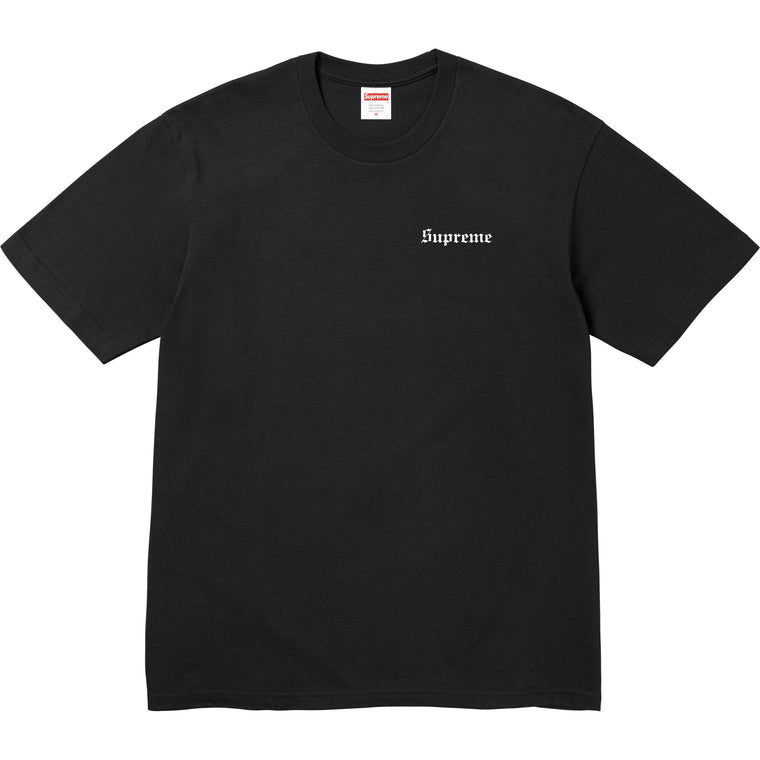 SUPREME PARIS IS BURNING TEE-BLACK