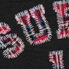 SUPREME PLAID ARC CREWNECK-BLACK