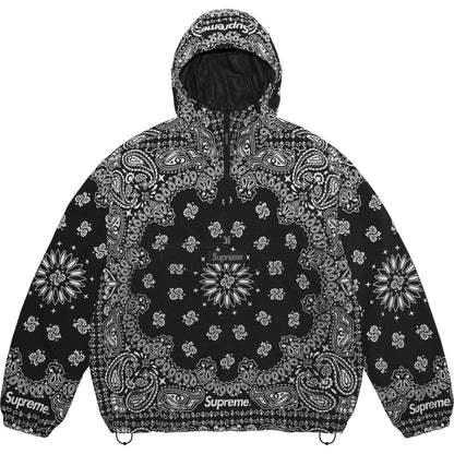 SUPREME REFLECTIVE BANDANA ANORAK-BLACK