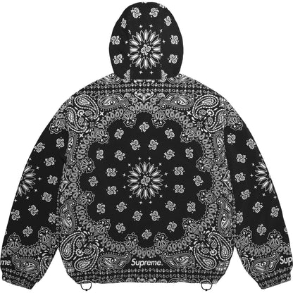 SUPREME REFLECTIVE BANDANA ANORAK-BLACK