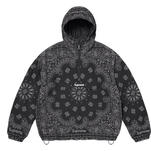 SUPREME REFLECTIVE BANDANA ANORAK-BLACK
