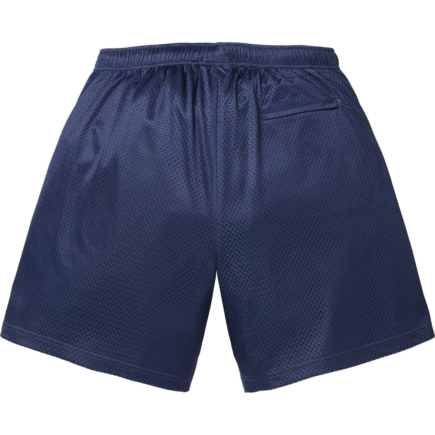 SUPREME RHINESTONE MESH SHORT-NAVY