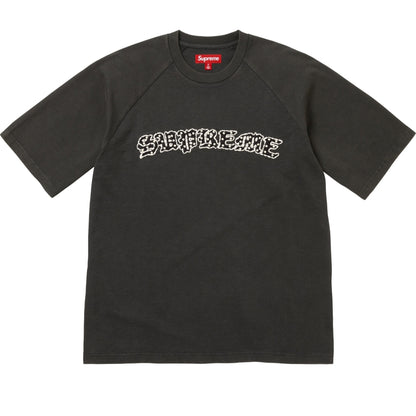 SUPREME RHINESTONE RAGLAN S/S TOP-BLACK