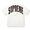 SUPREME RHINESTONE SCRIPT S/S TOP-WHITE