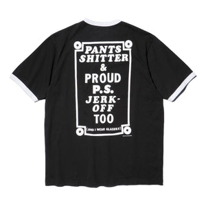 SUPREME MIKE KELLEY RINGER TEE-BLACK