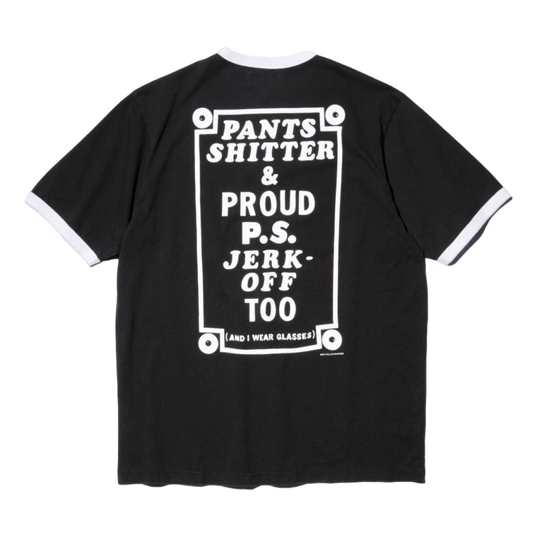 SUPREME MIKE KELLEY RINGER TEE-BLACK