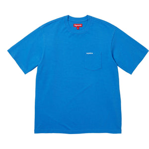 SUPREME S/S POCKET TEE-BLUE
