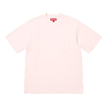 SUPREME S/S POCKET TEE-PINK