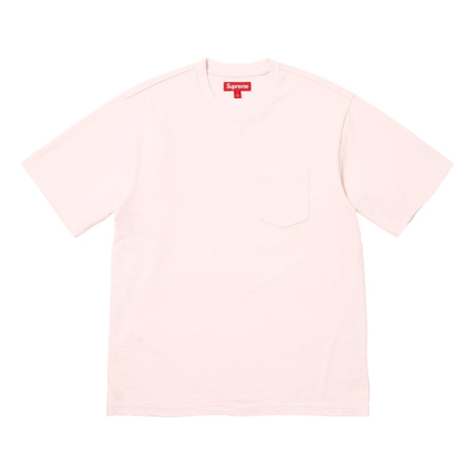 SUPREME S/S POCKET TEE-PINK