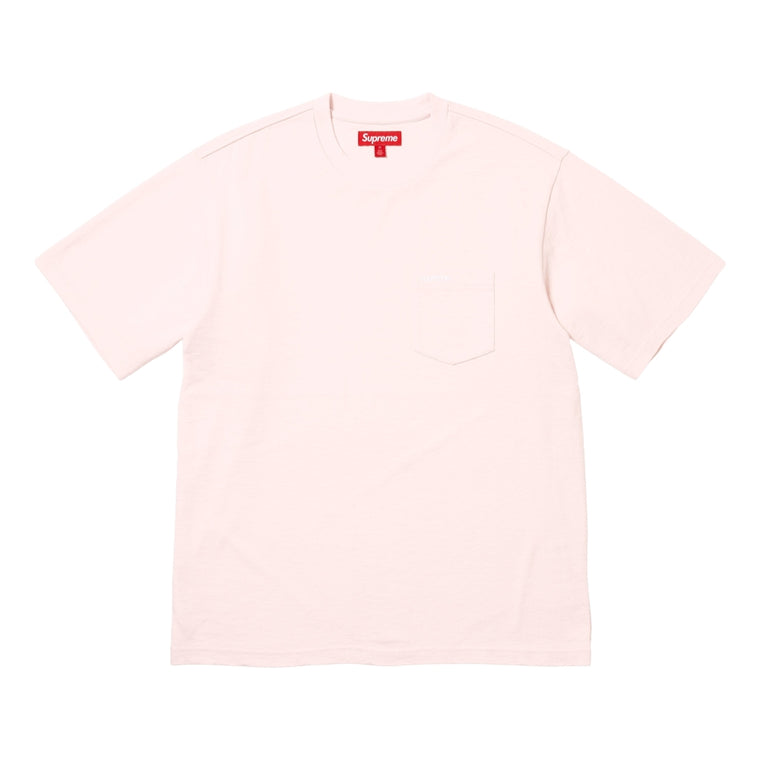 SUPREME S/S POCKET TEE-PINK