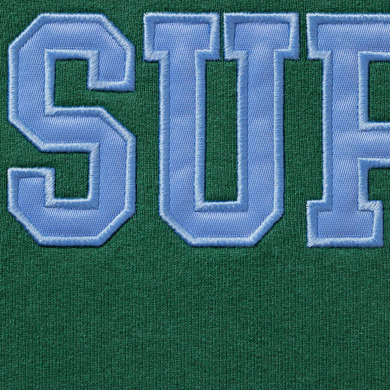 SUPREME SHOP FLAG HALF ZIP PULLOVER-DARK GREEN-MILAN