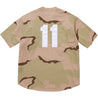 SUPREME SHOP S LOGO BASEBALL HENLEY-DESERT CAMO-PARIS