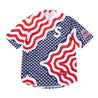 SUPREME SHOP S LOGO BASEBALL HENLEY-FLAG-NEW YORK