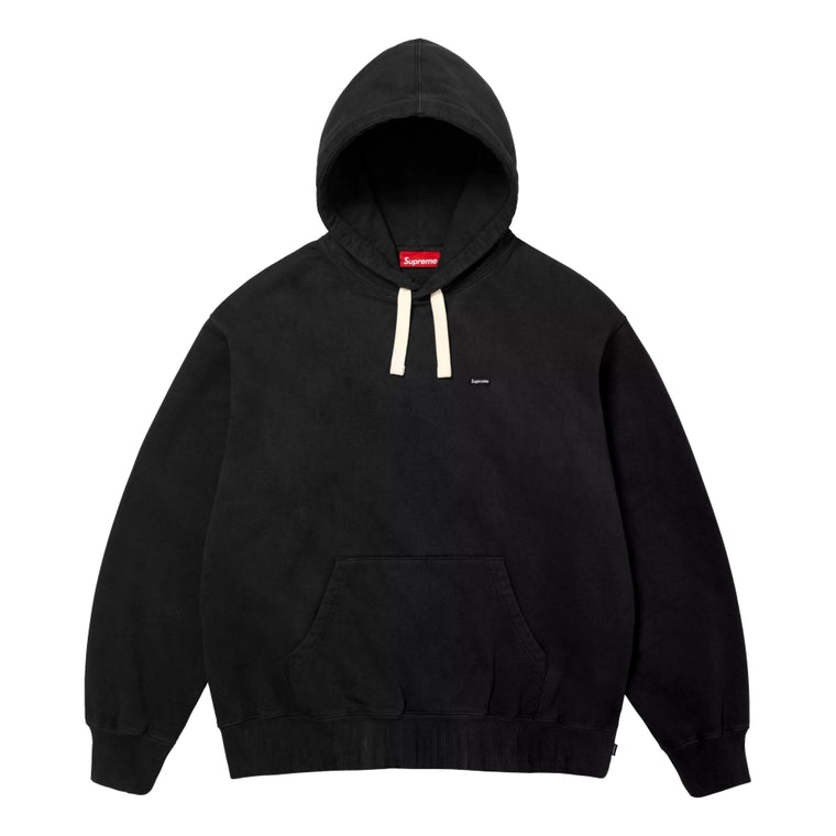 SUPREME SMALL BOX DRAWCORD HOODED SWEATSHIRT-BLACK