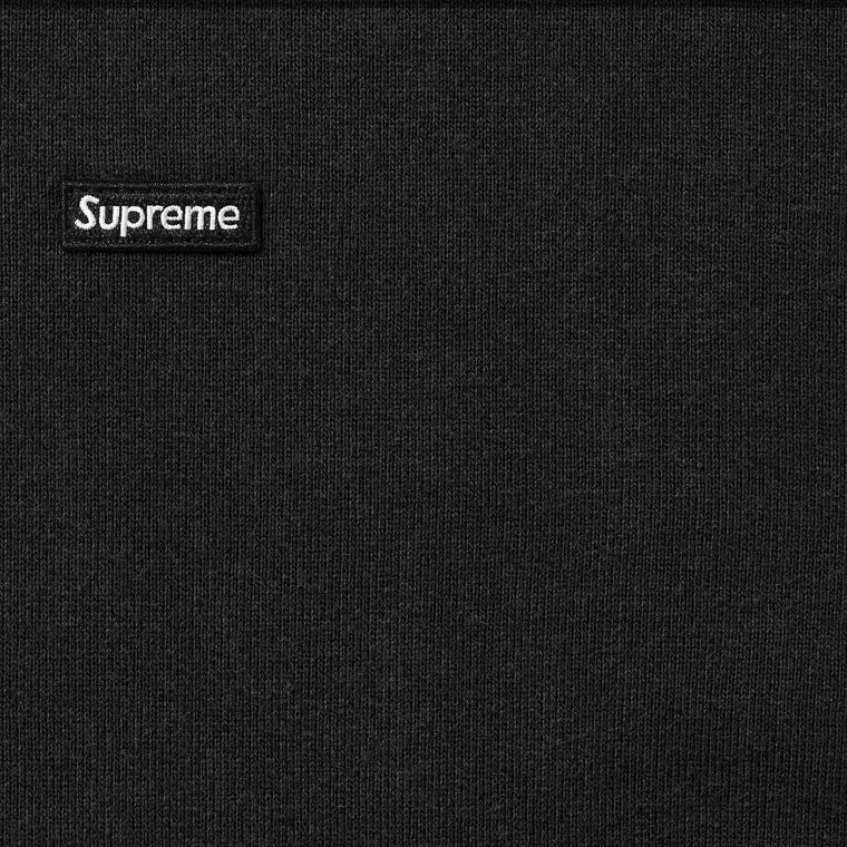 SUPREME SMALL BOX DRAWCORD HOODED SWEATSHIRT-BLACK