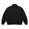 SUPREME SMALL BOX HALF ZIP PULLOVER-BLACK
