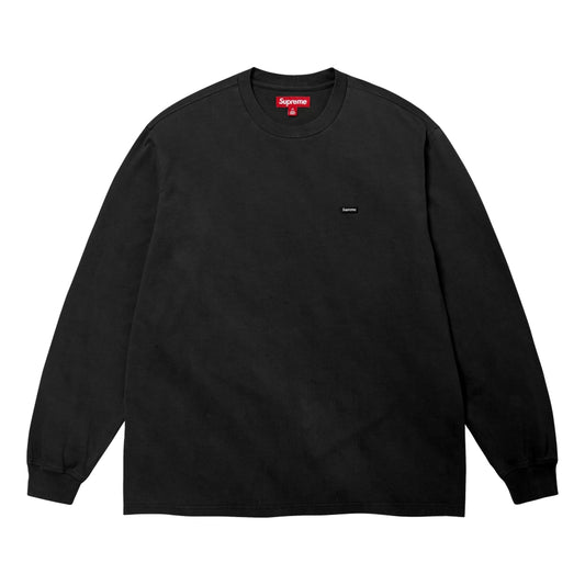 SUPREME SMALL BOX L/S TEE-BLACK