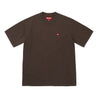 SUPREME SMALL BOX TEE-DARK BROWN