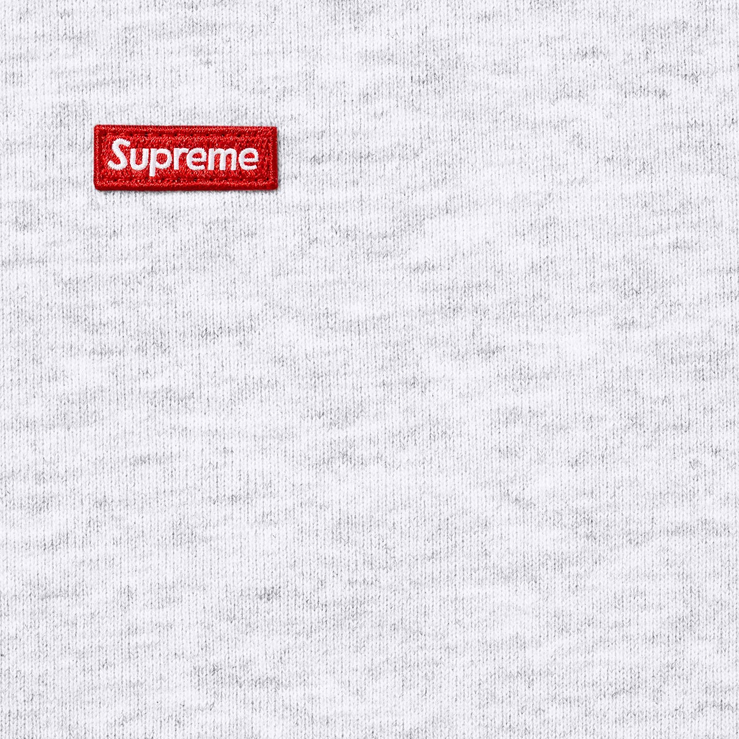 SUPREME SMALL BOX ZIP UP HOODED SWEATSHIRT-ASH GREY