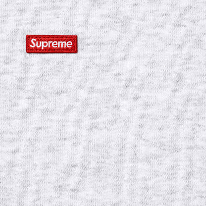 SUPREME SMALL BOX ZIP UP HOODED SWEATSHIRT-ASH GREY