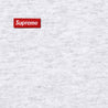 SUPREME SMALL BOX ZIP UP HOODED SWEATSHIRT-ASH GREY