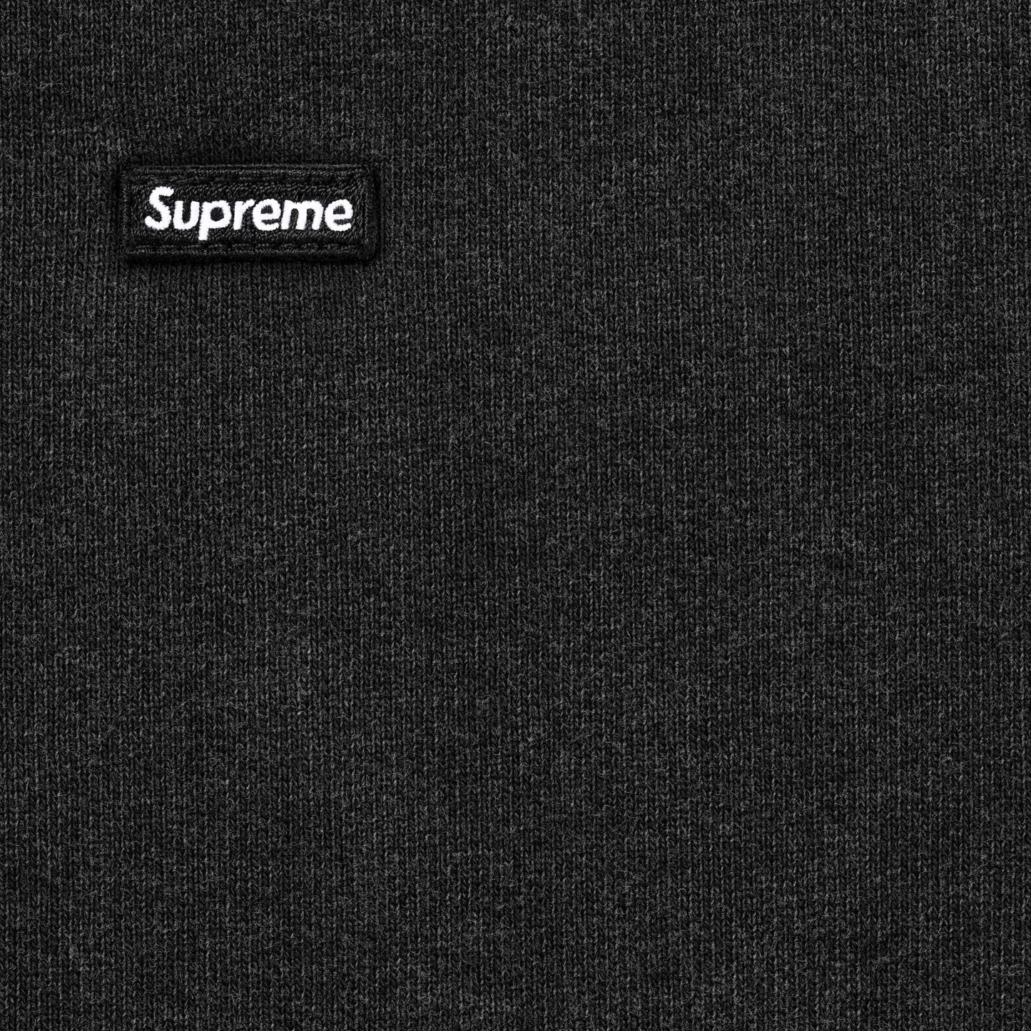SUPREME SMALL BOX ZIP UP HOODED SWEATSHIRT-BLACK
