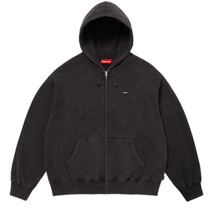 SUPREME SMALL BOX ZIP UP HOODED SWEATSHIRT-BLACK