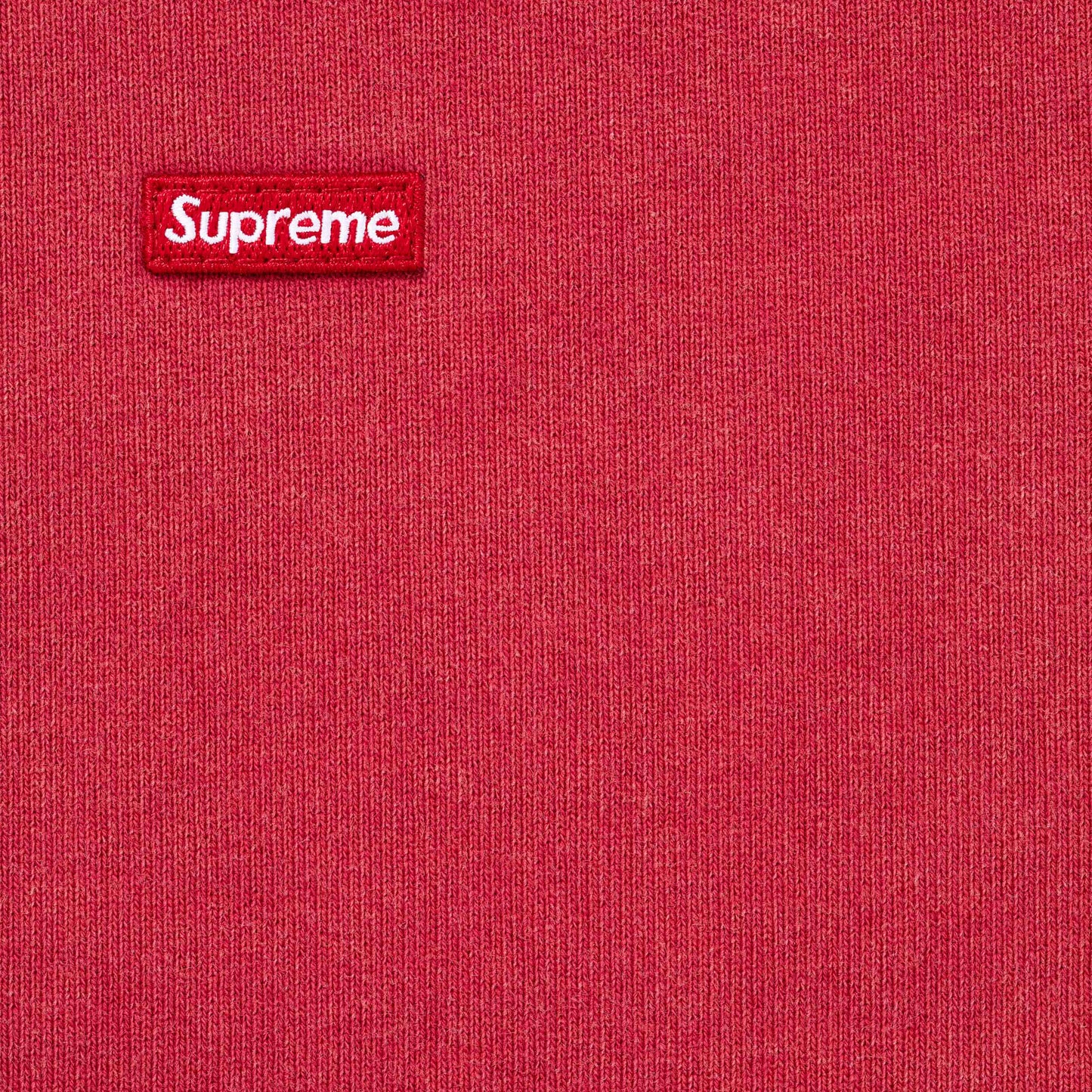 SUPREME SMALL BOX ZIP UP HOODED SWEATSHIRT-DARK RED