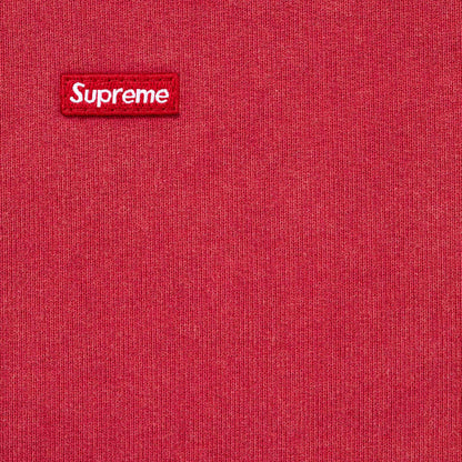 SUPREME SMALL BOX ZIP UP HOODED SWEATSHIRT-DARK RED