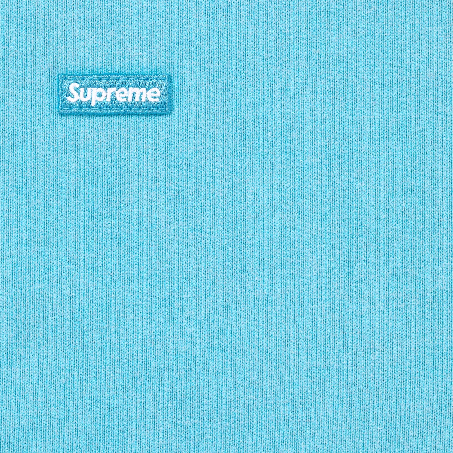 SUPREME SMALL BOX ZIP UP HOODED SWEATSHIRT-LIGHT BLUE