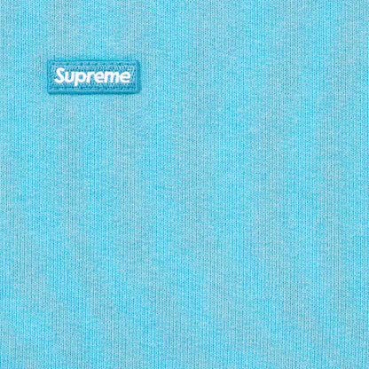 SUPREME SMALL BOX ZIP UP HOODED SWEATSHIRT-LIGHT BLUE