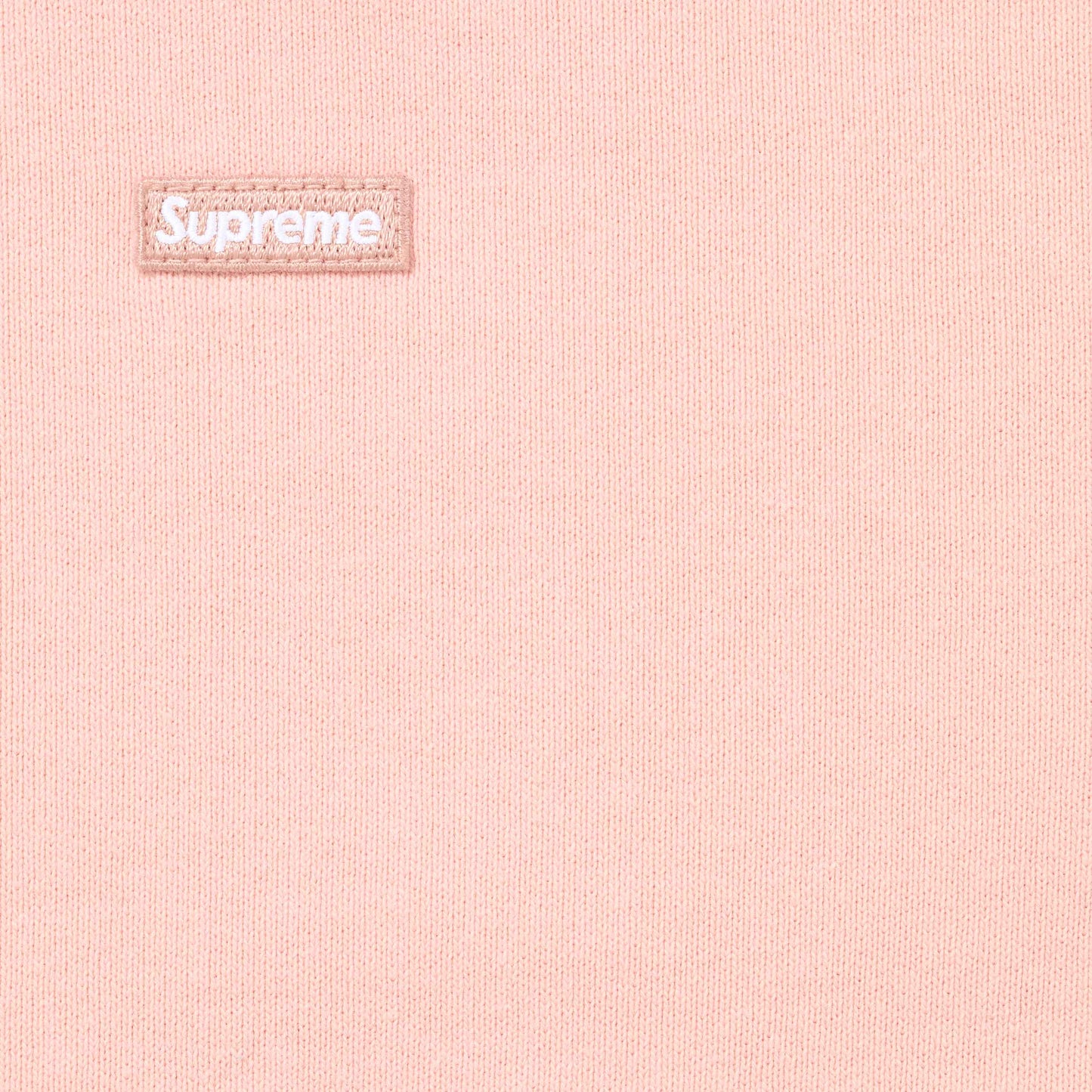 SUPREME SMALL BOX ZIP UP HOODED SWEATSHIRT-LIGHT PINK