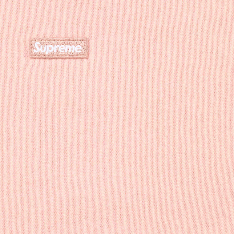 SUPREME SMALL BOX ZIP UP HOODED SWEATSHIRT-LIGHT PINK