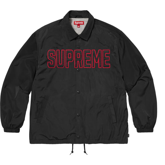 SUPREME SPELLOUT COACHES JACKET-BLACK