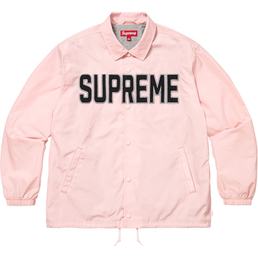 SUPREME SPELLOUT COACHES JACKET-PINK
