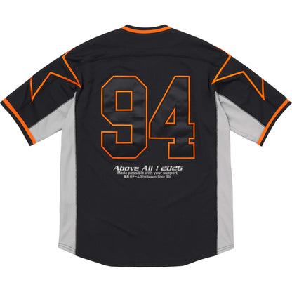 SUPREME STARS BASEBALL JERSEY-BLACK