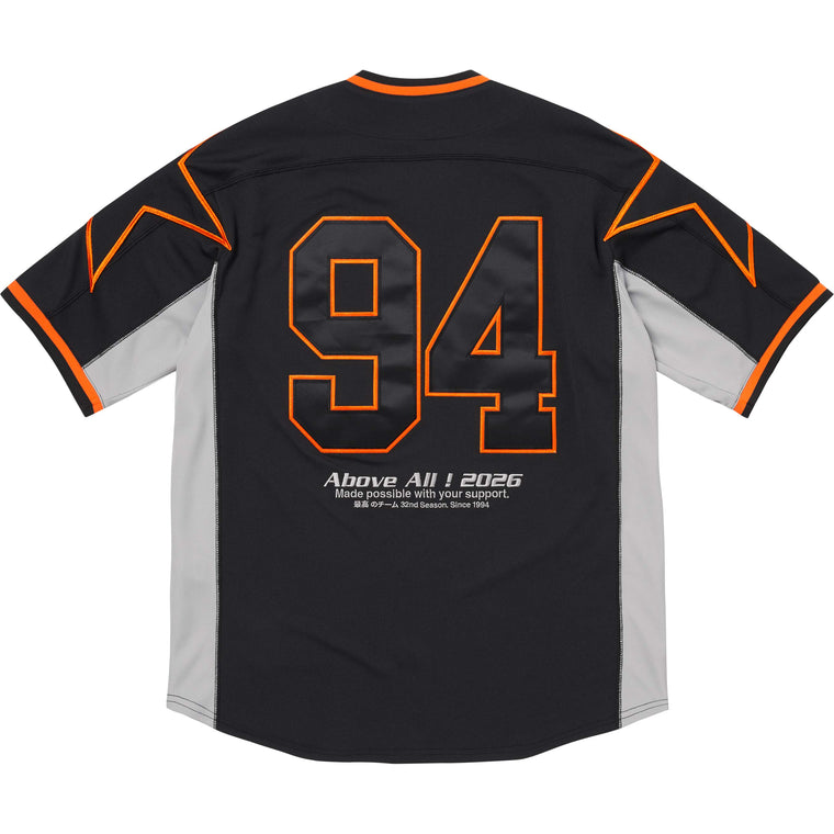 SUPREME STARS BASEBALL JERSEY-BLACK