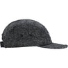 SUPREME STITCHED OLD ENGLISH DENIM CAMP CAP-BLACK